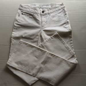 Christopher & Banks Modern Fit White Jeans Size 4